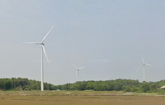 Plymouth Community Shaken as Wind Turbine Blade Plummets into Cranberry Bog, with No Injuries Reported