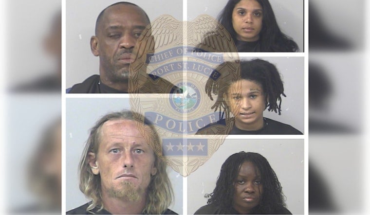 Port St. Lucie SWAT Seizes Firearms and Narcotics, Five Suspects Detained on Multiple Felony Charges