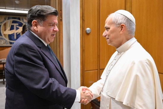 Pritzker Shows Up At Vatican With ‘Da Pope’ Beer For Chicago-Born Pontiff