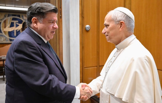 Pritzker Shows Up At Vatican With ‘Da Pope’ Beer For Chicago-Born Pontiff