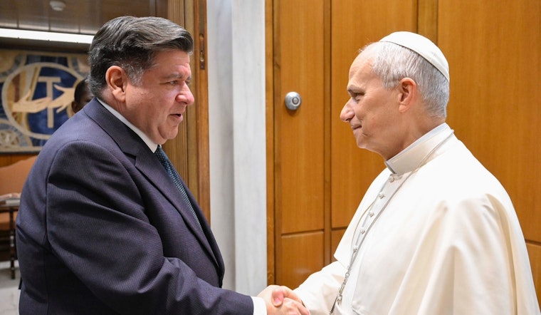 Pritzker Shows Up At Vatican With ‘Da Pope’ Beer For Chicago-Born Pontiff