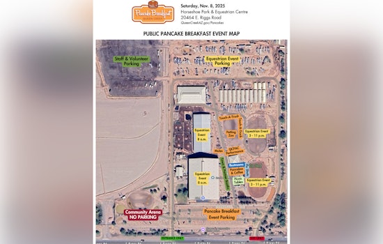 Queen Creek Invites Residents to Free Pancake Breakfast Extravaganza at Horseshoe Park