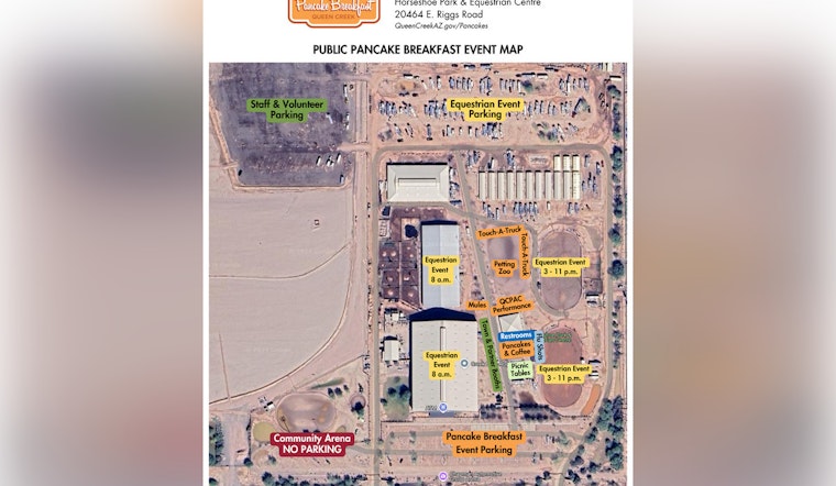 Queen Creek Invites Residents to Free Pancake Breakfast Extravaganza at Horseshoe Park
