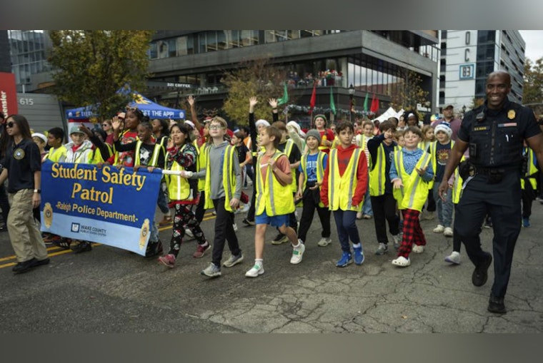 Raleigh's 81st Christmas Parade Draws Tens of Thousands as Local First Responders Shine