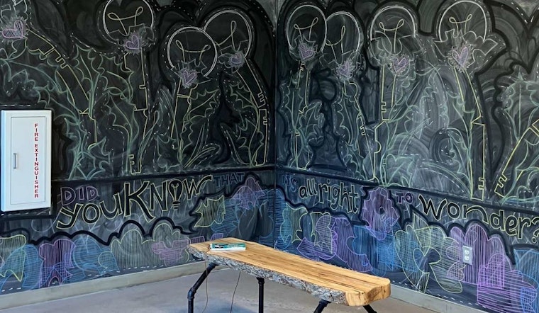 Raleigh's Pullen Arts Center Hosts "Sow, Make, Repeat" Chalk Mural by Local Artist Emily Rubin Malpass