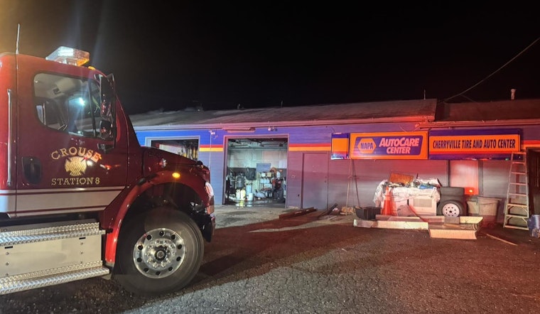 Rapid Response Tames Early Morning Fire at Cherryville Commercial Business