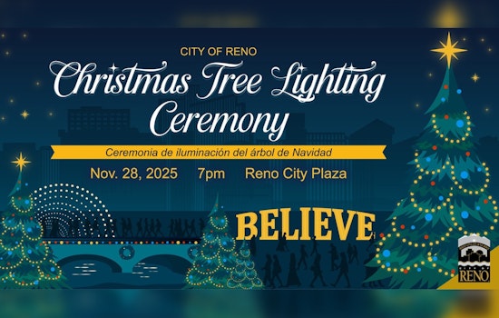 Reno to Sparkle with Festive Cheer at Annual Christmas Tree Lighting and Holiday Lights Festival