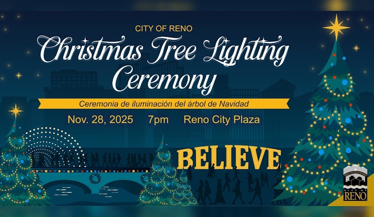 Reno to Sparkle with Festive Cheer at Annual Christmas Tree Lighting and Holiday Lights Festival