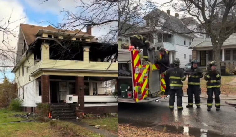 Residents Evacuate Safely as Fire Rages Through Cleveland Home, Red Cross Assists Displaced Victims
