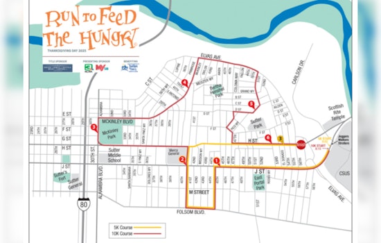 Road Closures Announced for Sacramento's Run to Feed the Hungry on Thanksgiving Day