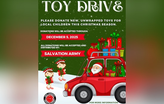 Rock Community Fire Protection District Launches Toy Drive to Delight Children in Need This Holiday Season