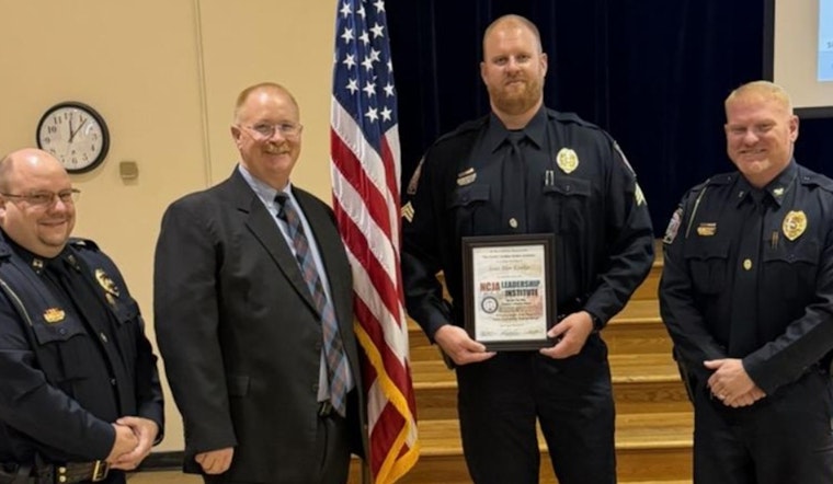Rolesville PD Celebrates Sergeant's Completion of Elite Leadership Program at NC Justice Academy