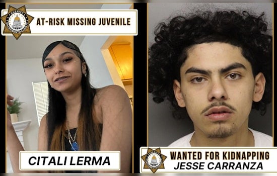 Sacramento County Sheriff's Office Issues Alert for Missing Teen Citlali Lerma