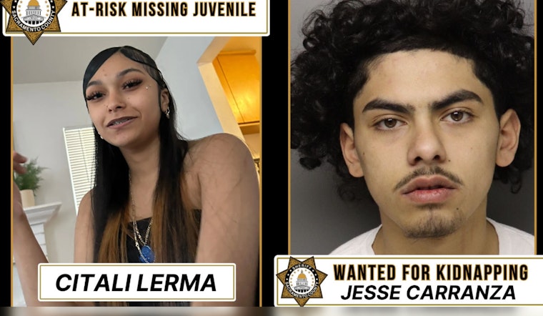 Sacramento County Sheriff's Office Issues Alert for Missing Teen Citlali Lerma