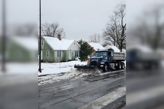Saint Paul Public Works Crews in Action to Clear Arterial Streets Amidst Snowfall