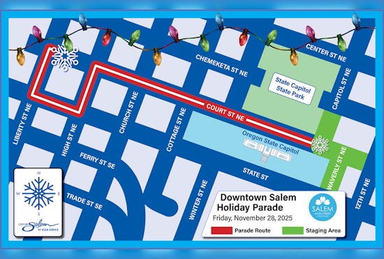 Salem's Downtown Gears Up for Festive Parade; Street Closures Announced for November 28 Event