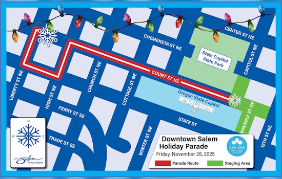 Salem's Downtown Gears Up for Festive Parade; Street Closures Announced for November 28 Event