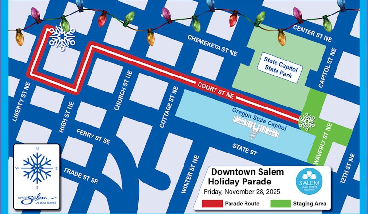 Salem's Downtown Gears Up for Festive Parade; Street Closures Announced for November 28 Event