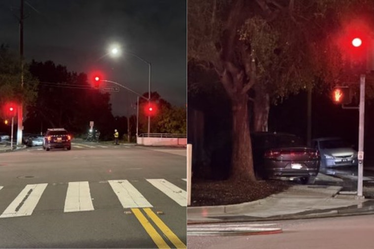 San Jose Driver Smacks Gas Line, Locks Down Foxworthy Corner