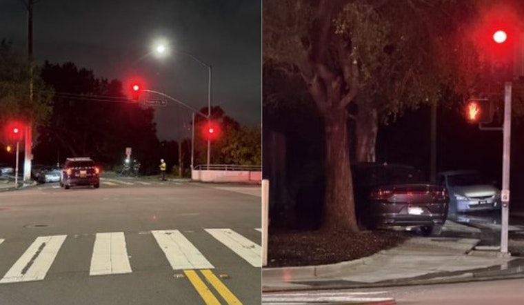 San Jose Driver Smacks Gas Line, Locks Down Foxworthy Corner