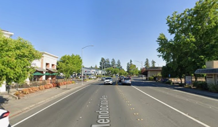 Santa Rosa Police Motor Officer Sustains Minor Injuries in Collision on Mendocino Avenue