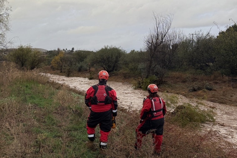Search Intensifies for Elderly Man Swept Away by Floodwaters in Yavapai County's Cordes Lakes