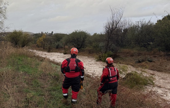 Search Intensifies for Elderly Man Swept Away by Floodwaters in Yavapai County's Cordes Lakes