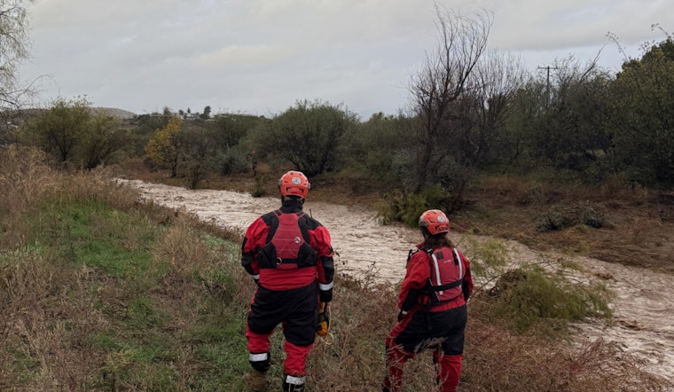 Search Intensifies for Elderly Man Swept Away by Floodwaters in Yavapai County's Cordes Lakes