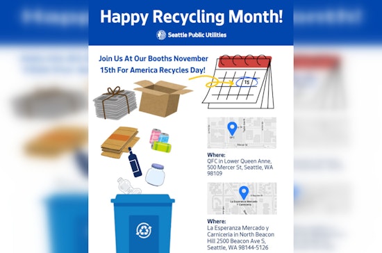 Seattle Public Utilities Hosts America Recycles Day Events on November 15 to Boost Recycling Practices