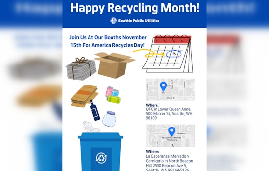 Seattle Public Utilities Hosts America Recycles Day Events on November 15 to Boost Recycling Practices