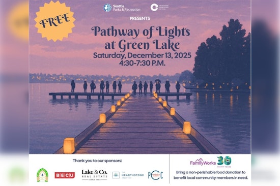 Seattle's Green Lake Park to Sparkle with Pathway of Lights Event, Community Urged to Support Food Drive