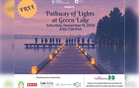 Seattle's Green Lake Park to Sparkle with Pathway of Lights Event, Community Urged to Support Food Drive