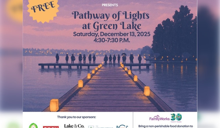 Seattle's Green Lake Park to Sparkle with Pathway of Lights Event, Community Urged to Support Food Drive