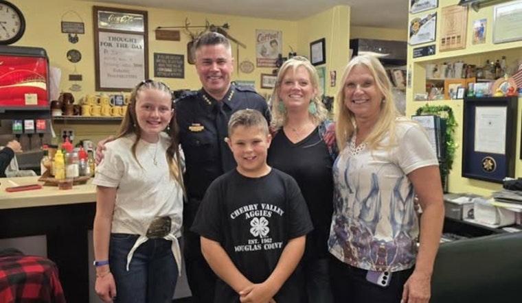 Sedalia's O'Brien's Café Owner Donna O'Brien Serves Thanksgiving Meals to Douglas County Sheriff's Deputies and Families