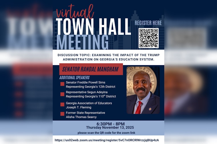 Sen. Randal Mangham to Lead Virtual Town Hall on Georgia's Educational Challenges Post-Trump Era