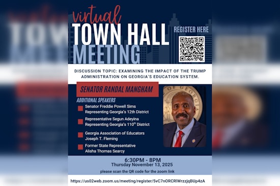 Sen. Randal Mangham to Lead Virtual Town Hall on Georgia's Educational Challenges Post-Trump Era
