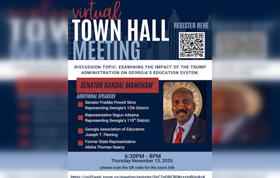 Sen. Randal Mangham to Lead Virtual Town Hall on Georgia's Educational Challenges Post-Trump Era