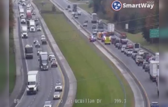 Serious Crash on I-40 West Near Strawberry Plains Pike Causes Major Delays in Knoxville
