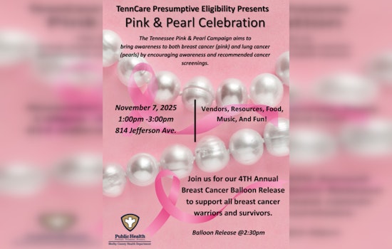 Shelby County Health Department Hosts "Pink and Pearl" Cancer Awareness Event in Tennessee