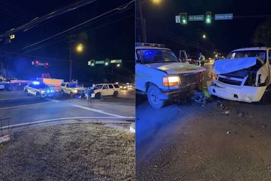 Sheriff's Deputy Involved in No-Injury Multi-Vehicle Crash in Trousdale County