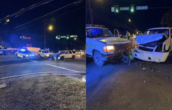 Sheriff's Deputy Involved in No-Injury Multi-Vehicle Crash in Trousdale County