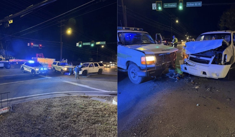 Sheriff's Deputy Involved in No-Injury Multi-Vehicle Crash in Trousdale County