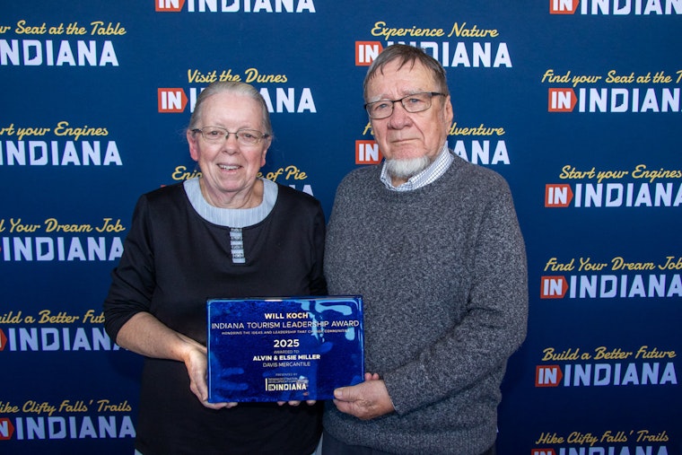 Shipshewana's Alvin and Elsie Miller Win Will Koch Indiana Tourism Leadership Award