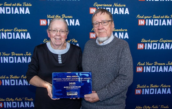 Shipshewana's Alvin and Elsie Miller Win Will Koch Indiana Tourism Leadership Award