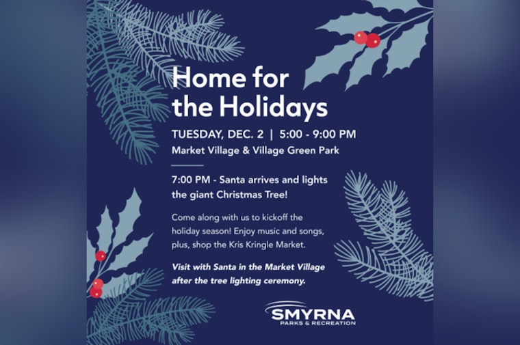 Smyrna Rings in the Season with Annual "Home for the Holidays" Celebration and Kris Kringle Market