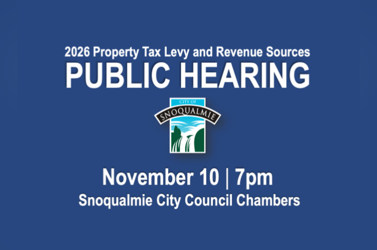 Snoqualmie City Council Seeks Resident Input on 2026 Property Tax Levy