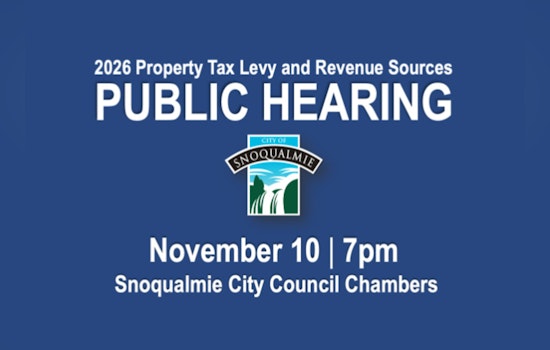Snoqualmie City Council Seeks Resident Input on 2026 Property Tax Levy Ahead of November Meeting