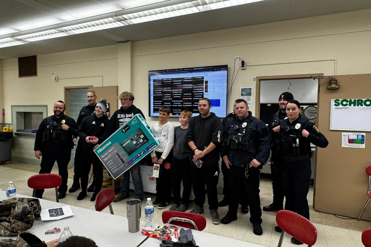 Springfield Police and Students Engage in Community-Building Hide and Seek Game at Springfield High School