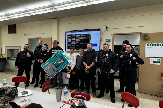 Springfield Police and Students Engage in Community-Building Hide and Seek Game at Springfield High School