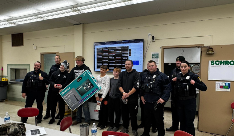 Springfield Police and Students Engage in Community-Building Hide and Seek Game at Springfield High School